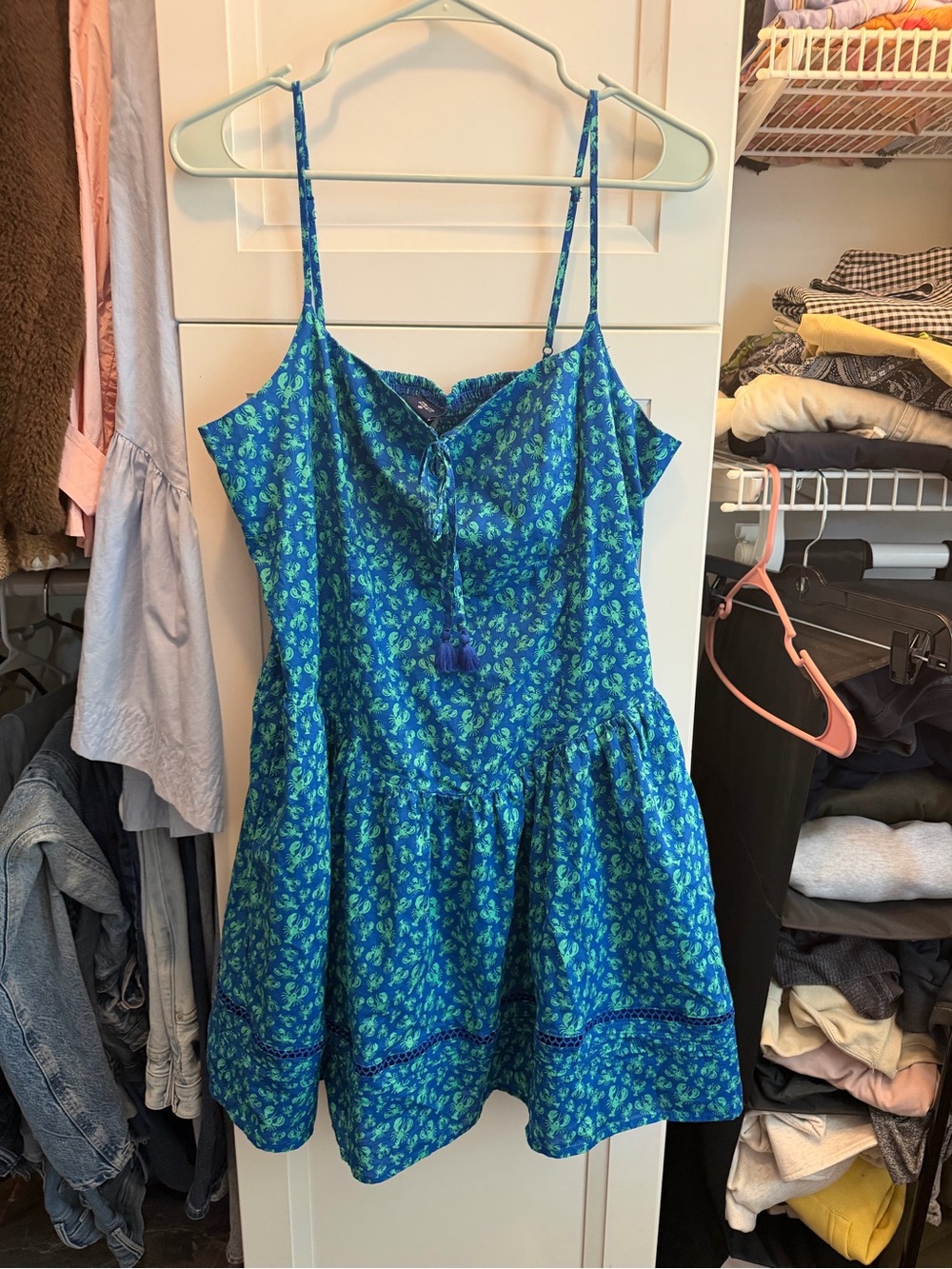Roller Rabit x Target Lobster Mini Dress 100% Cotton size XL